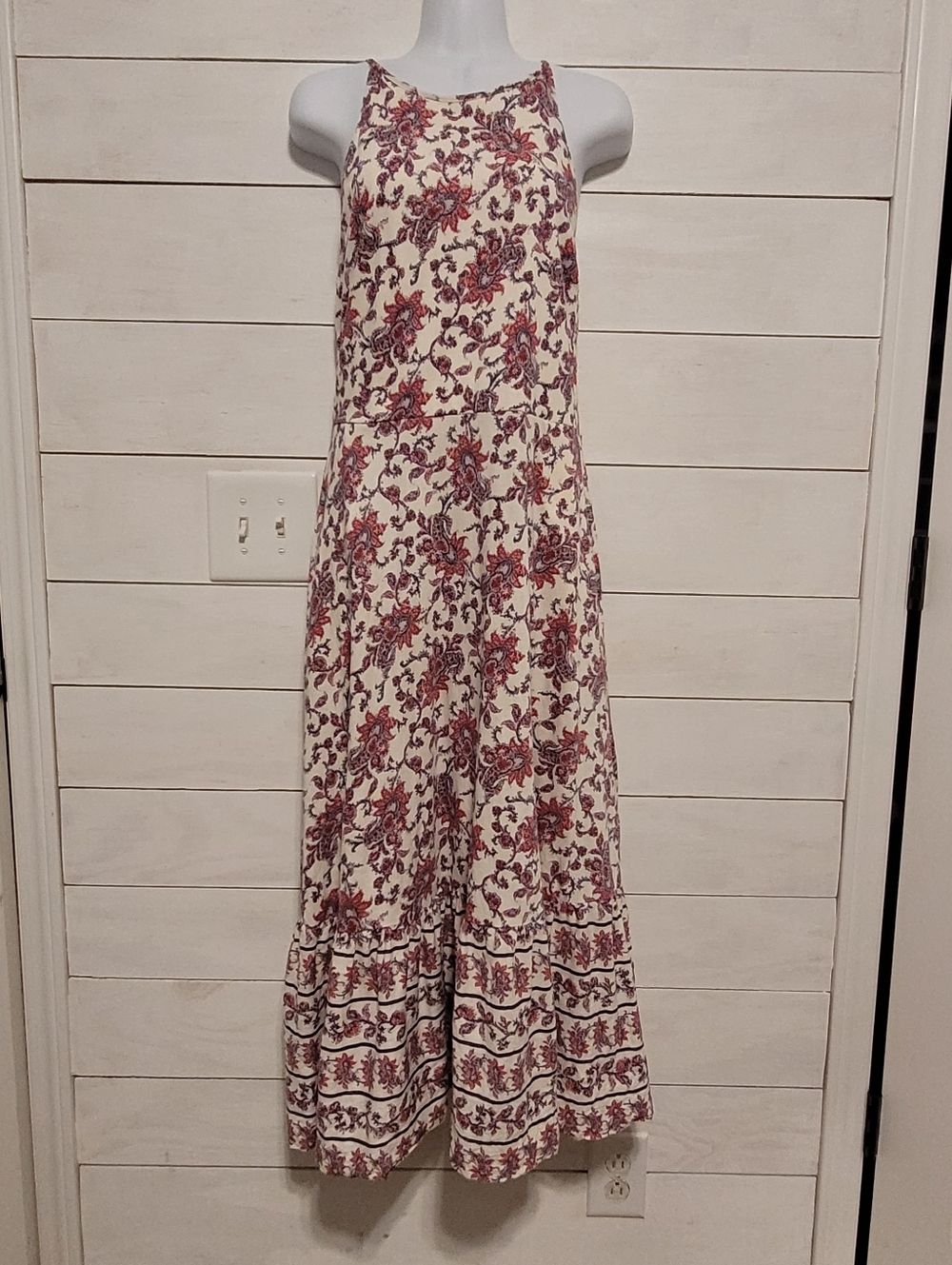 Chaps Sleeveless Maxi Dress